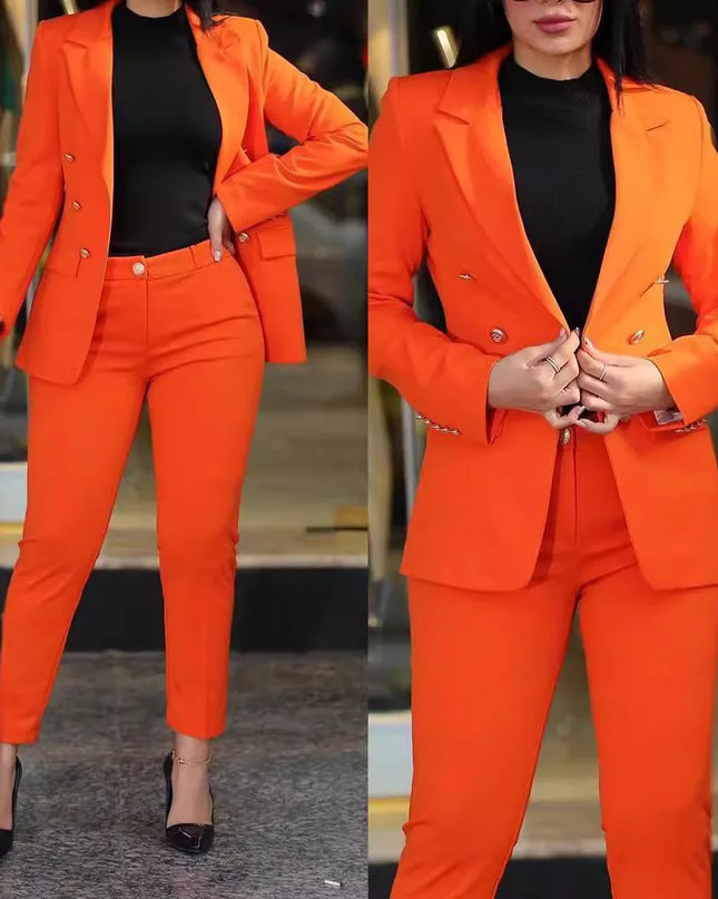 Women Blazer Suits Two 2 Pcs