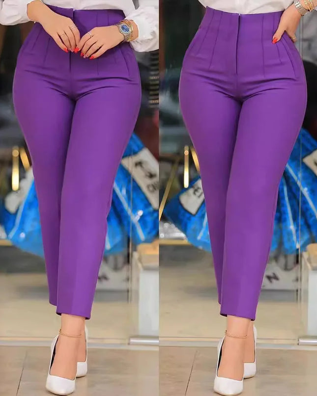 Women Office Wear High Waist & Pencil Trousers