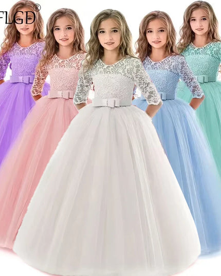 Children's Princess Party Dress – Girls Christmas, Birthday & Wedding Banquet Clothes, 3-14 Years