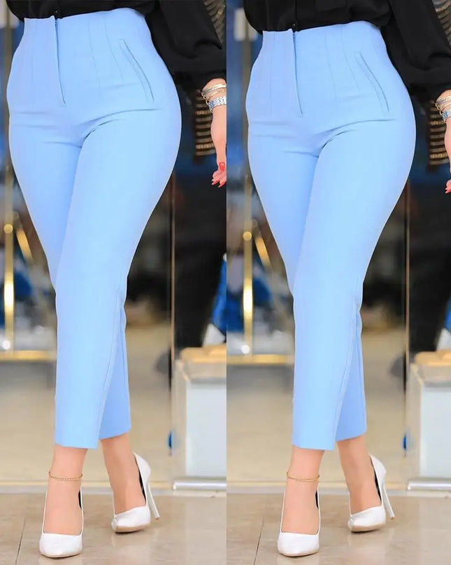 Women Office Wear High Waist & Pencil Trousers