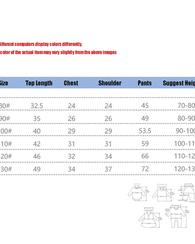 2024 New Baby Cotton Home Clothes Children's Class Suit Boys Girls Pajamas Kids Long T-shirt + Pants