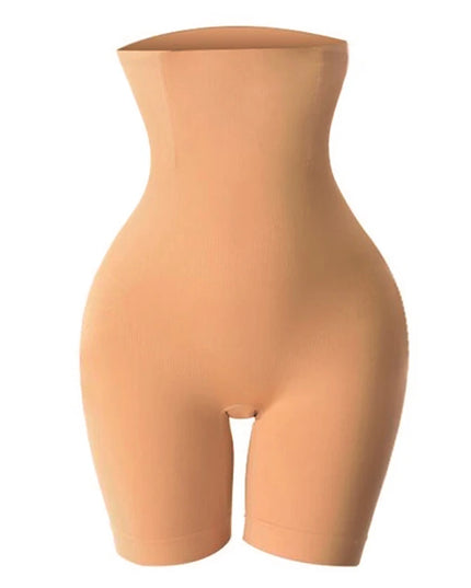 YBFDO Women's High Waist Flat Angle Shaper Pants Postpartum Buttocks Lifting Body Shaping Pants Slim Shorts Waist Trainer