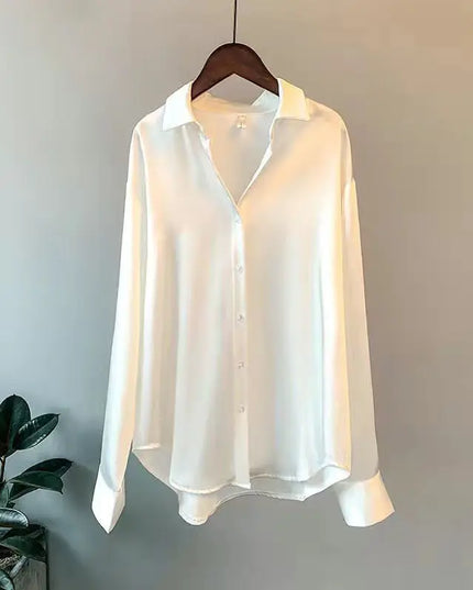 2025Spring Shirt And Blouses New Sweater Cardigans Woman Top Knitted Korean Long Sleeve Lapel Button Elegance Sweet Casual Coats