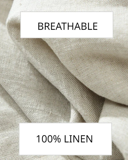 Summer New 100% Linen Casual Pants Men Clothing Thin Straight Breathable Oversize Men Trousers C1606