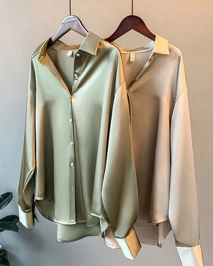 2025Spring Shirt And Blouses New Sweater Cardigans Woman Top Knitted Korean Long Sleeve Lapel Button Elegance Sweet Casual Coats