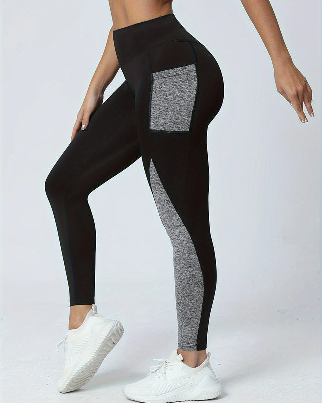 Women's With Pockets High Waist Yoga Women's Leggings Tummy Tuck Fitness Leggings