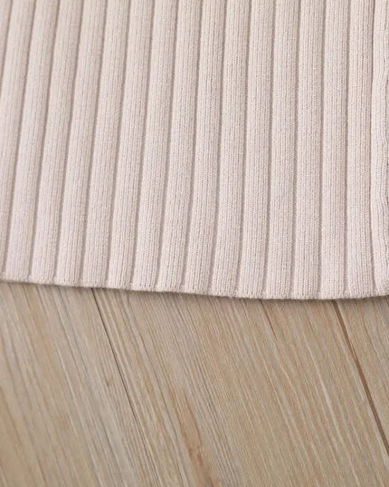 2023 Autumn Knitted Wide Leg Pants – Korean Boys & Girls Casual Striped Sweater Trousers, Loose Fit for Children