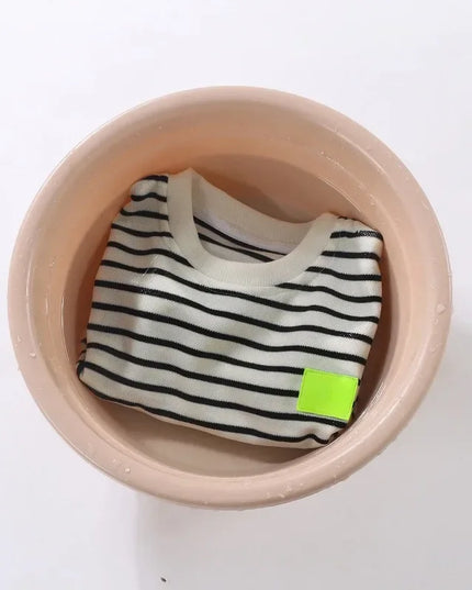 Summer Baby Boy Girls Clothes Set Children Stripe Tshirts and Shorts 2 Pieces Suit Kid Top Bottom Outfits Casual Tracksuits