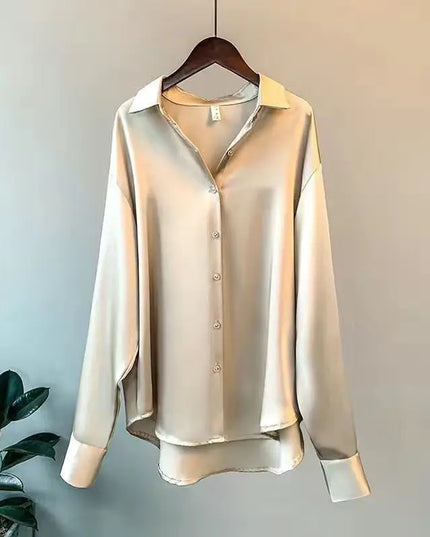 2025Spring Shirt And Blouses New Sweater Cardigans Woman Top Knitted Korean Long Sleeve Lapel Button Elegance Sweet Casual Coats
