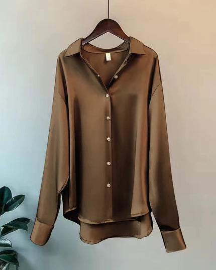 2025Spring Shirt And Blouses New Sweater Cardigans Woman Top Knitted Korean Long Sleeve Lapel Button Elegance Sweet Casual Coats