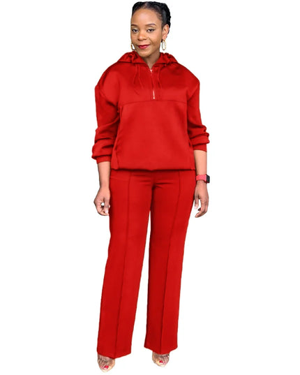 Long Sleeve Women Set Loose Long Sleeve Hoodies Pant Suits Two Piece Sets