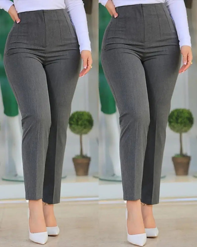 Women Office Wear High Waist & Pencil Trousers