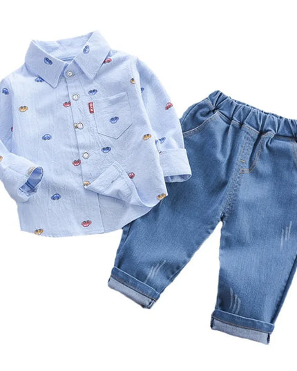 New Spring Autumn Baby Boys Clothes Suit Infant Outfits Children Shirt Pants 2Pcs/Sets Toddler Casual Costume Kids Tracksuits
