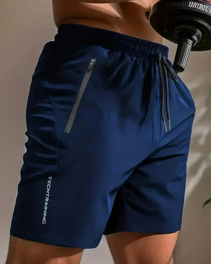 "UETEEY Men’s Summer Shorts – Gym, Sport & Running Fitness Shorts, Breathable Quick-Drying Drawstring Workout Pants