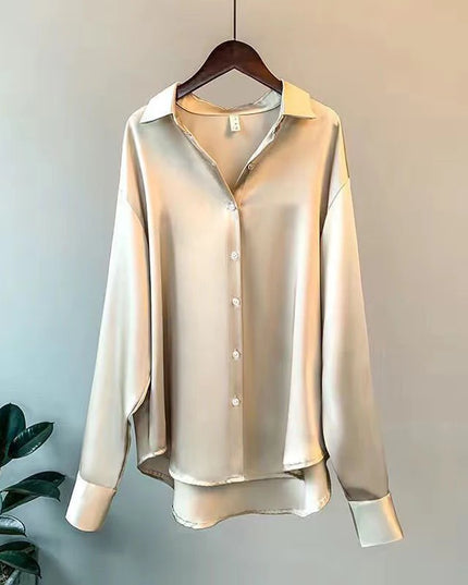 2025Spring Shirt And Blouses New Sweater Cardigans Woman Top Knitted Korean Long Sleeve Lapel Button Elegance Sweet Casual Coats