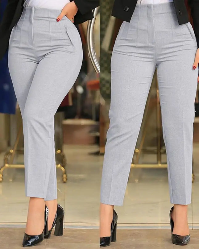Women Office Wear High Waist & Pencil Trousers
