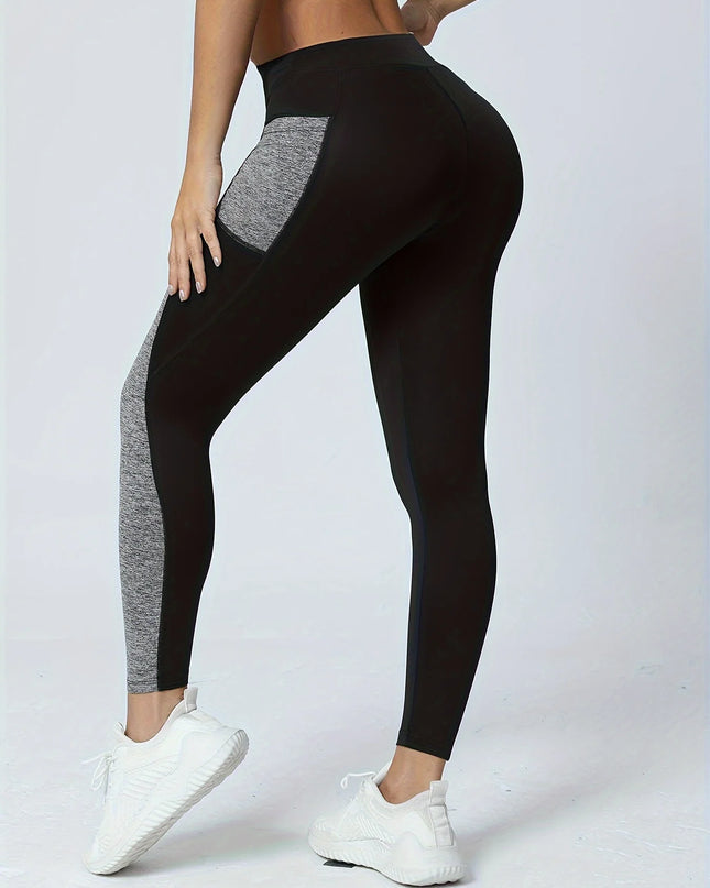 Women's With Pockets High Waist Yoga Women's Leggings Tummy Tuck Fitness Leggings