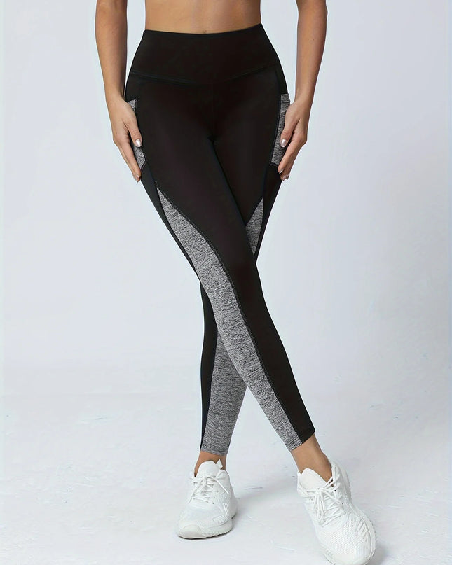 Women's With Pockets High Waist Yoga Women's Leggings Tummy Tuck Fitness Leggings