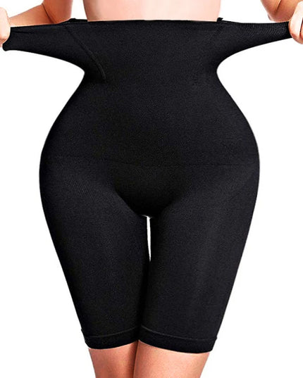 YBFDO Women's High Waist Flat Angle Shaper Pants Postpartum Buttocks Lifting Body Shaping Pants Slim Shorts Waist Trainer