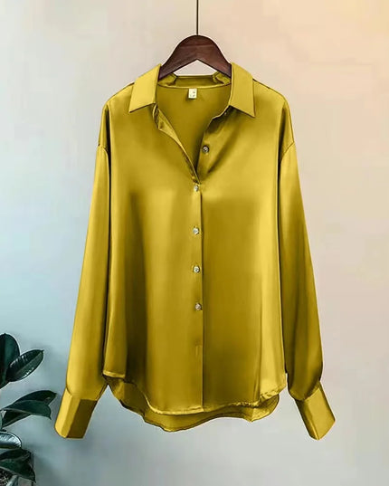 2025Spring Shirt And Blouses New Sweater Cardigans Woman Top Knitted Korean Long Sleeve Lapel Button Elegance Sweet Casual Coats