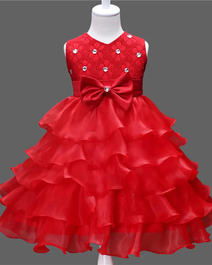 0-8 Yrs Flower Girls Dress Wedding Birthday Dress First Communion Dresses for Girls Baby Girl Baptism Dress Tutu Party Vestidos