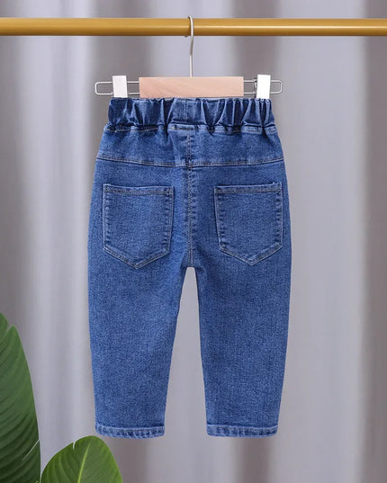 Baby Girls Tight Jeans Spring Autumn Girls suona Denim Trousers Casual Kids Stretch Flared Pants Children Clothes for0-5Years