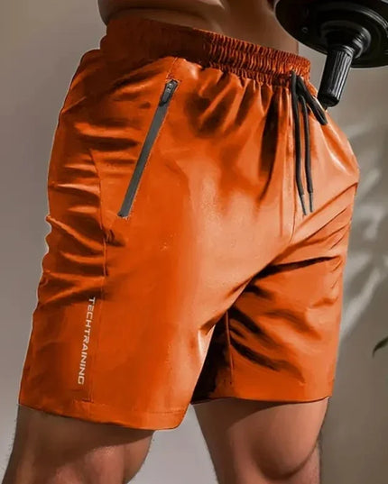 "UETEEY Men’s Summer Shorts – Gym, Sport & Running Fitness Shorts, Breathable Quick-Drying Drawstring Workout Pants