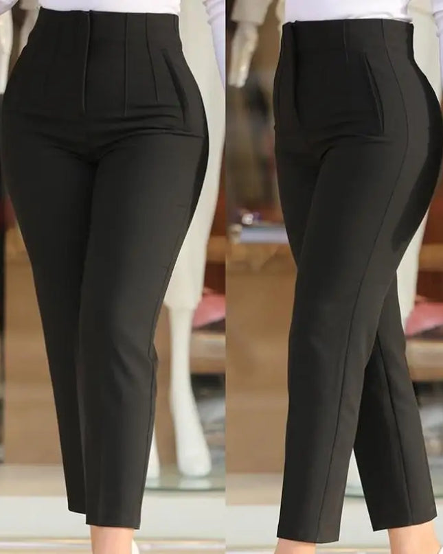 Women Office Wear High Waist & Pencil Trousers