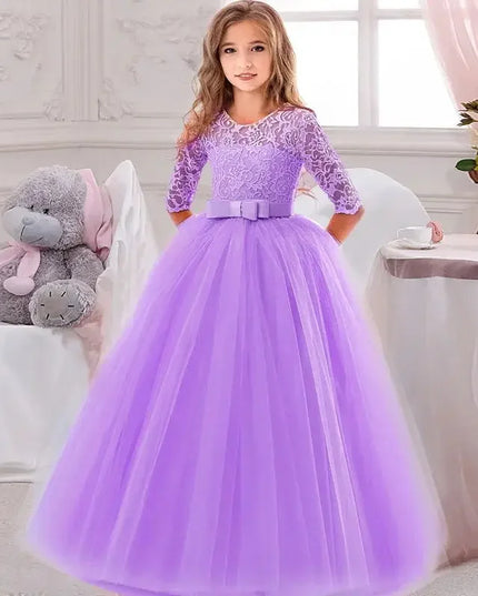 Children's Princess Party Dress – Girls Christmas, Birthday & Wedding Banquet Clothes, 3-14 Years