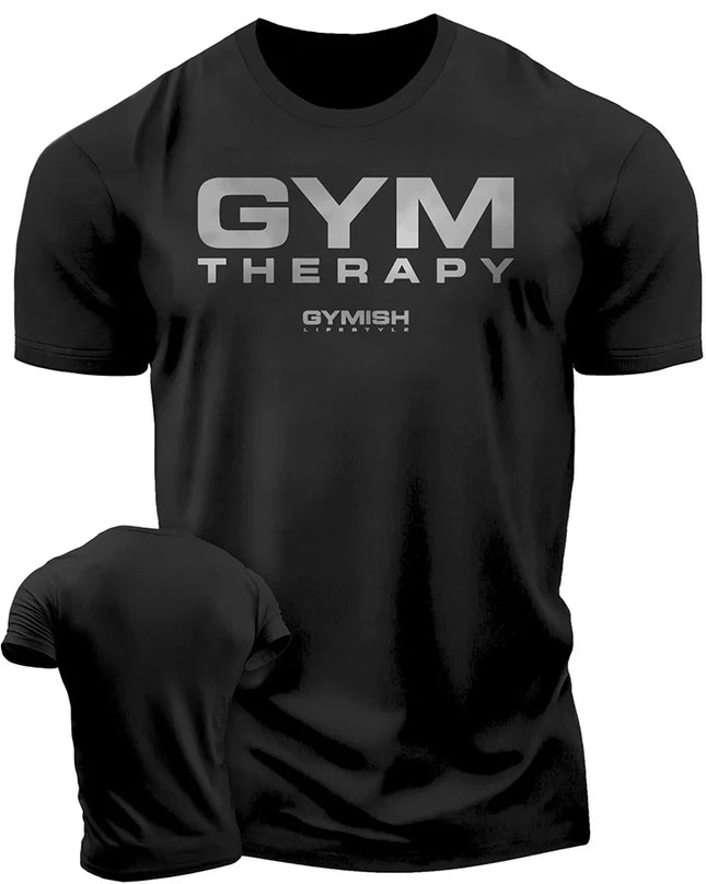 3D printed men's short sleeved T-shirt for comprehensive exercise, fun and fitness Hardcore new handsome and trendy short sleeve