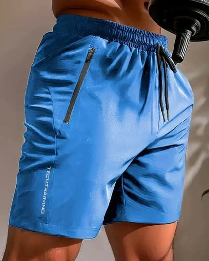 "UETEEY Men’s Summer Shorts – Gym, Sport & Running Fitness Shorts, Breathable Quick-Drying Drawstring Workout Pants