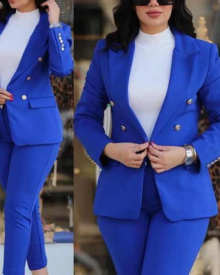 Women Blazer Suits Two 2 Pcs
