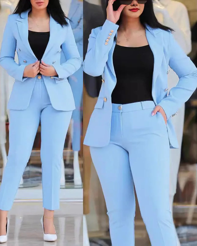 Women Blazer Suits Two 2 Pcs