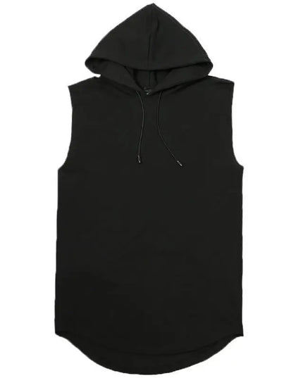 Solid Color 2023 Brand New Men's Tank Tops Vest Sleeveless Tees For Male Hooded Man Vests Tops Hip Hop Men Tank Top T shirt